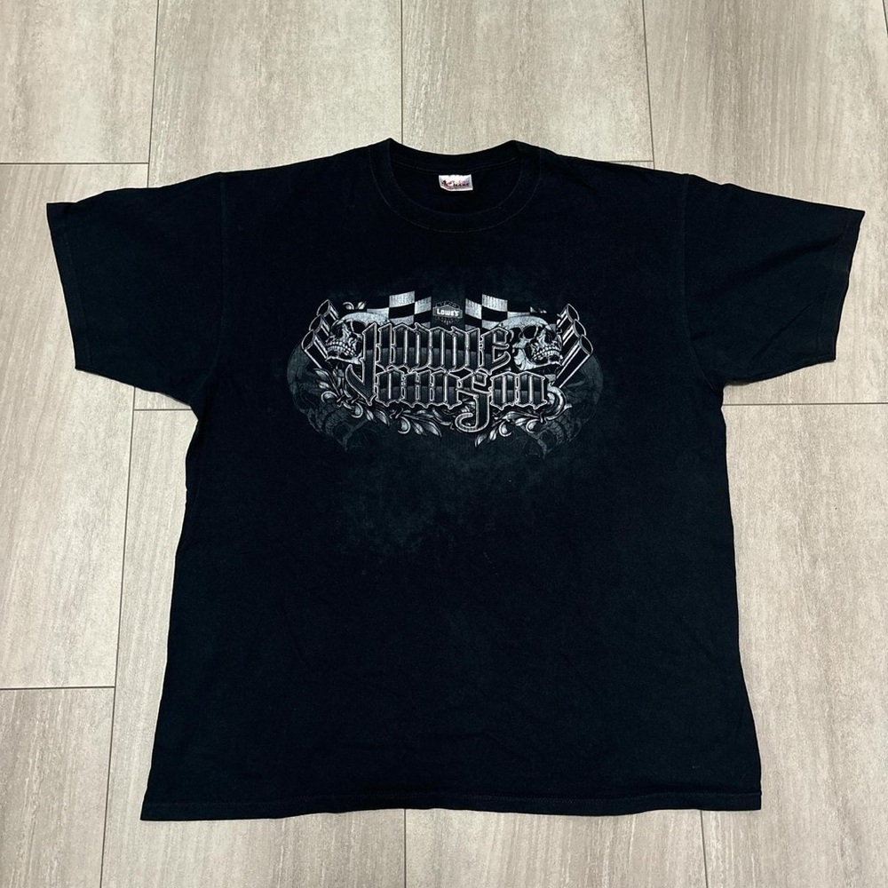 Vintage Chase Lowe’s u Skull TEE Shirt Jimmy Johnson Size XL